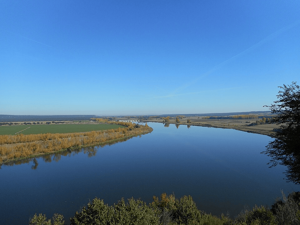 Vista del río Duero en Castronuño